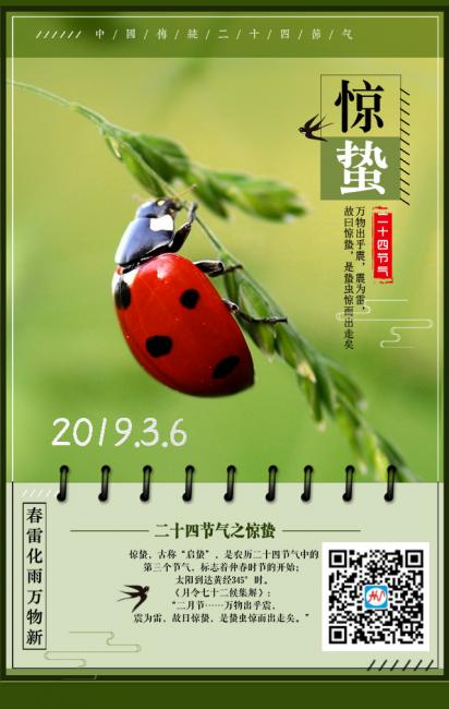 二十四节气之惊蛰，待春天花开成海~
